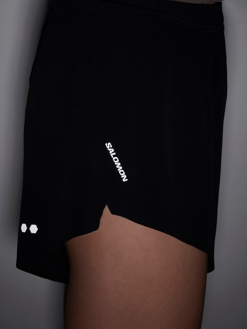 Salomon | NWT Sense Aero Split 3” Women’s Black Athletic Running Shorts